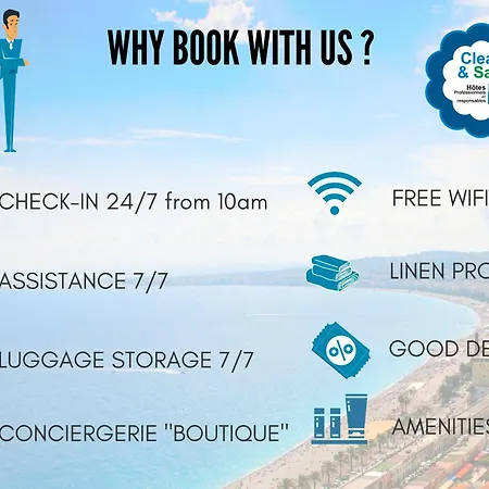 Appartement Nestor&jeeves - Coeur Dazur - - Modern